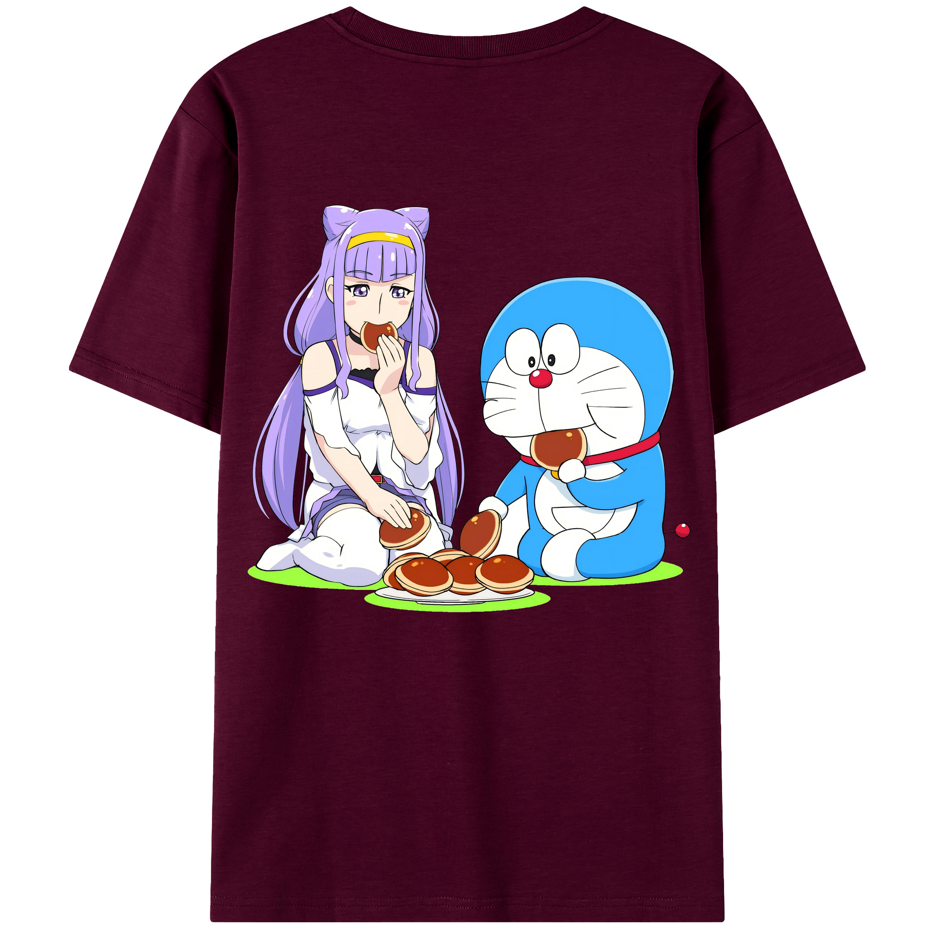 （画像用） ドラえもん Doraemon レディース半袖Tシャツ(バックプリント)